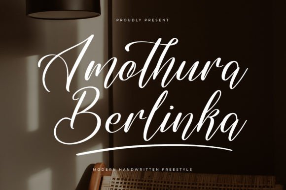 Amothura Berlinka: A Script Font for Campaign Elegance