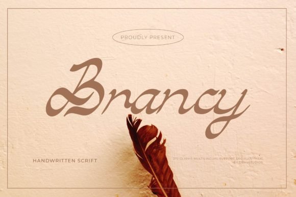 Brancy: A Magical Script Font for Elegant Branding