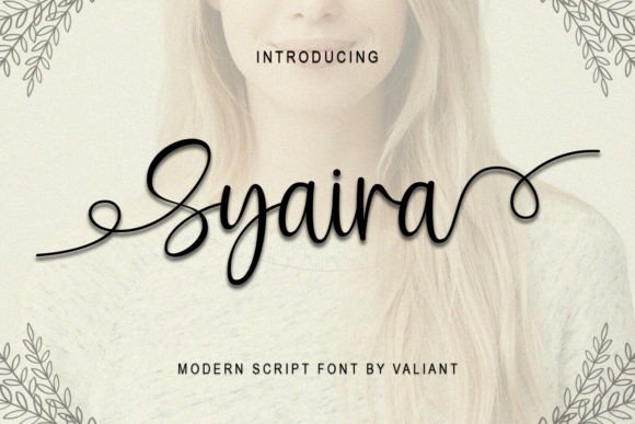 Bring Warmth to Your Shop with the Syaira Typeface
