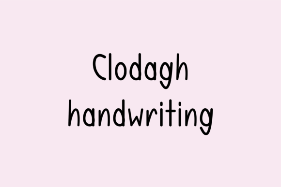 Clodagh: A Friendly Handwritten Font for Editorial Design