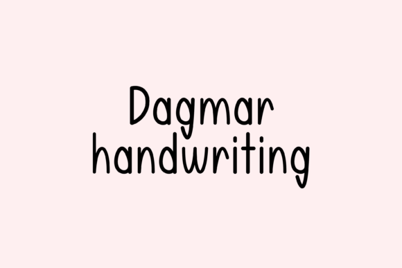 Dagmar Font: The Perfect Handwritten Typeface for Crafters