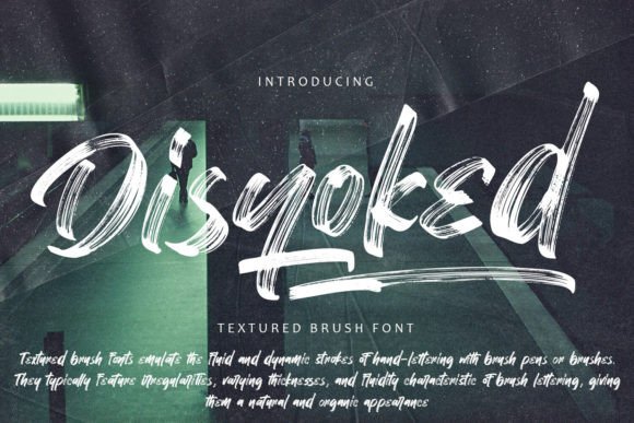 Disyoked: A Textured Typeface for Bold Editorial Design