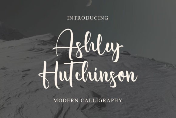 Elevate Campaign Visuals with the Ashley Hutchinson Typeface