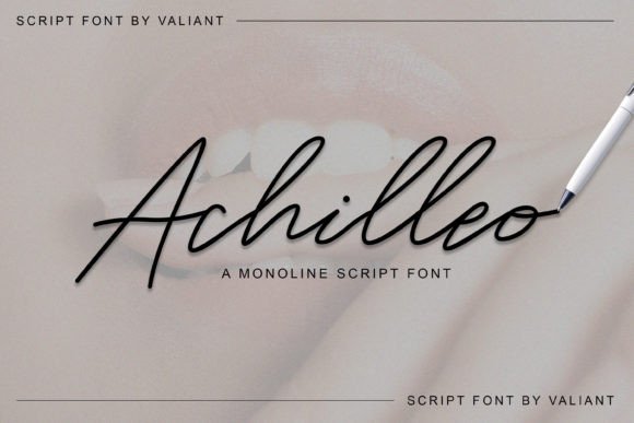 Elevate Your Brand with the Achilleo Signature Font
