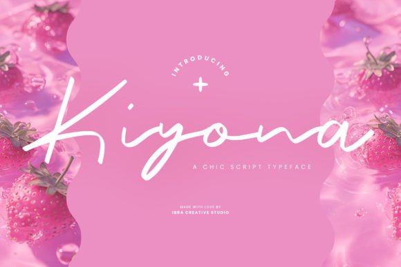 Elevating Web Design with the Kiyona Script Typeface
