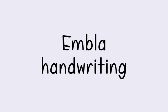 Embla: A Handwritten Typeface for Modern Web Design
