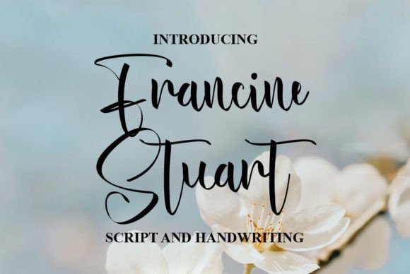 Francine Stuart: A Warm Handwritten Font for Editorial Design