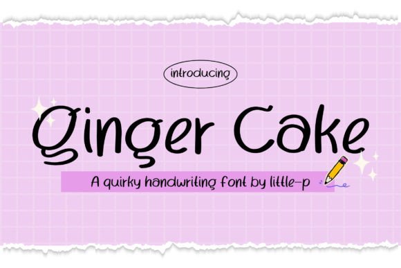 Ginger Cake: A Playful Typeface for Charming Brand Identity