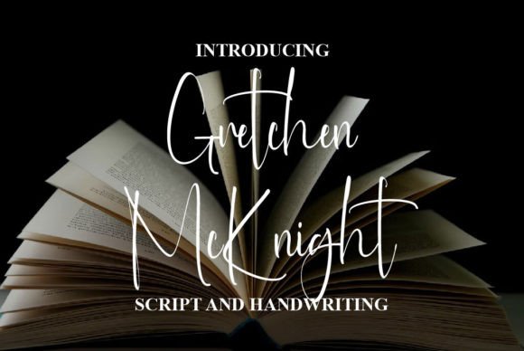 Gretchen Mcknight: A Warm Handwritten Font for Editorial Design