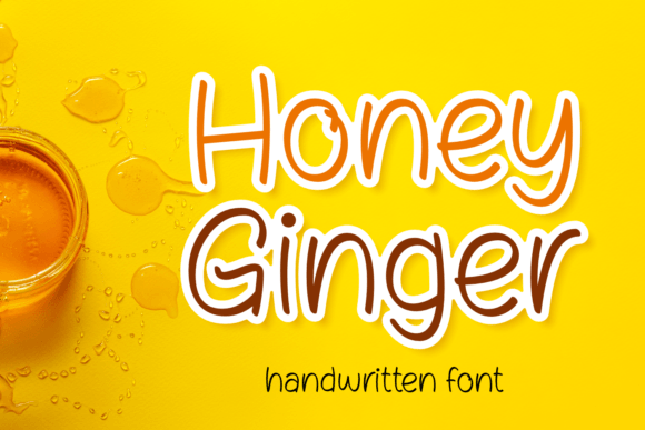 Honey Ginger: A Playful Typeface for Sweet Branding