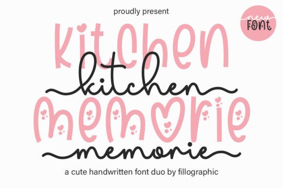 Kitchen Memorie: A Handwritten Typeface for Authentic Branding