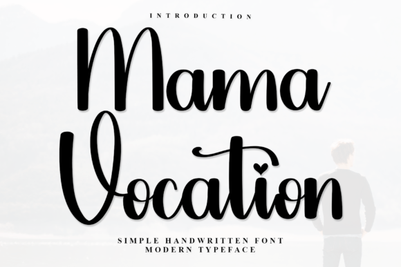 Mama Vocation: A Handwritten Font for Editorial Warmth