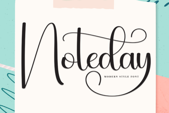 Noteday: An Elegant Script Font for Modern Web Design