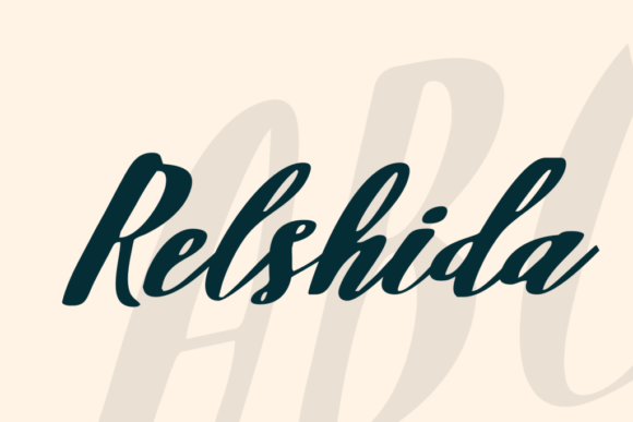 Relshida: A Vibrant Script Typeface for Makers
