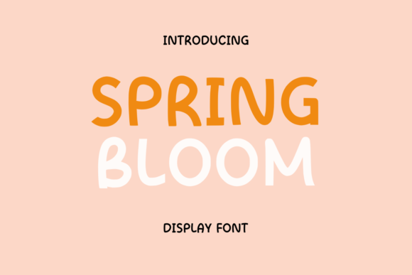 Spring Bloom: A Playful Handwritten Font for Web Design