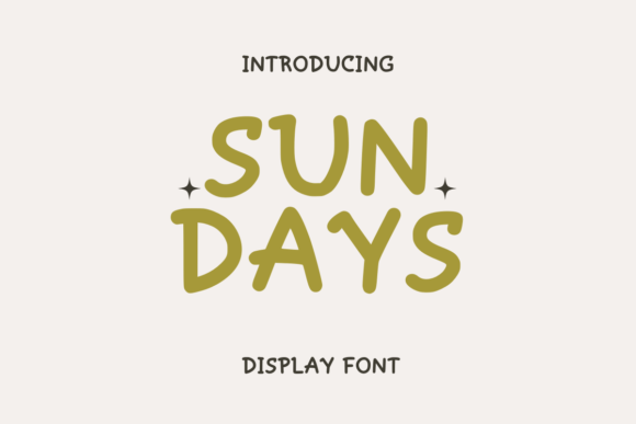 Sun Days: A Playful Handwritten Font for Editorial Design
