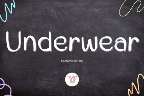 Underwear Font: The Handwritten Script for Scroll-Stopping Designs